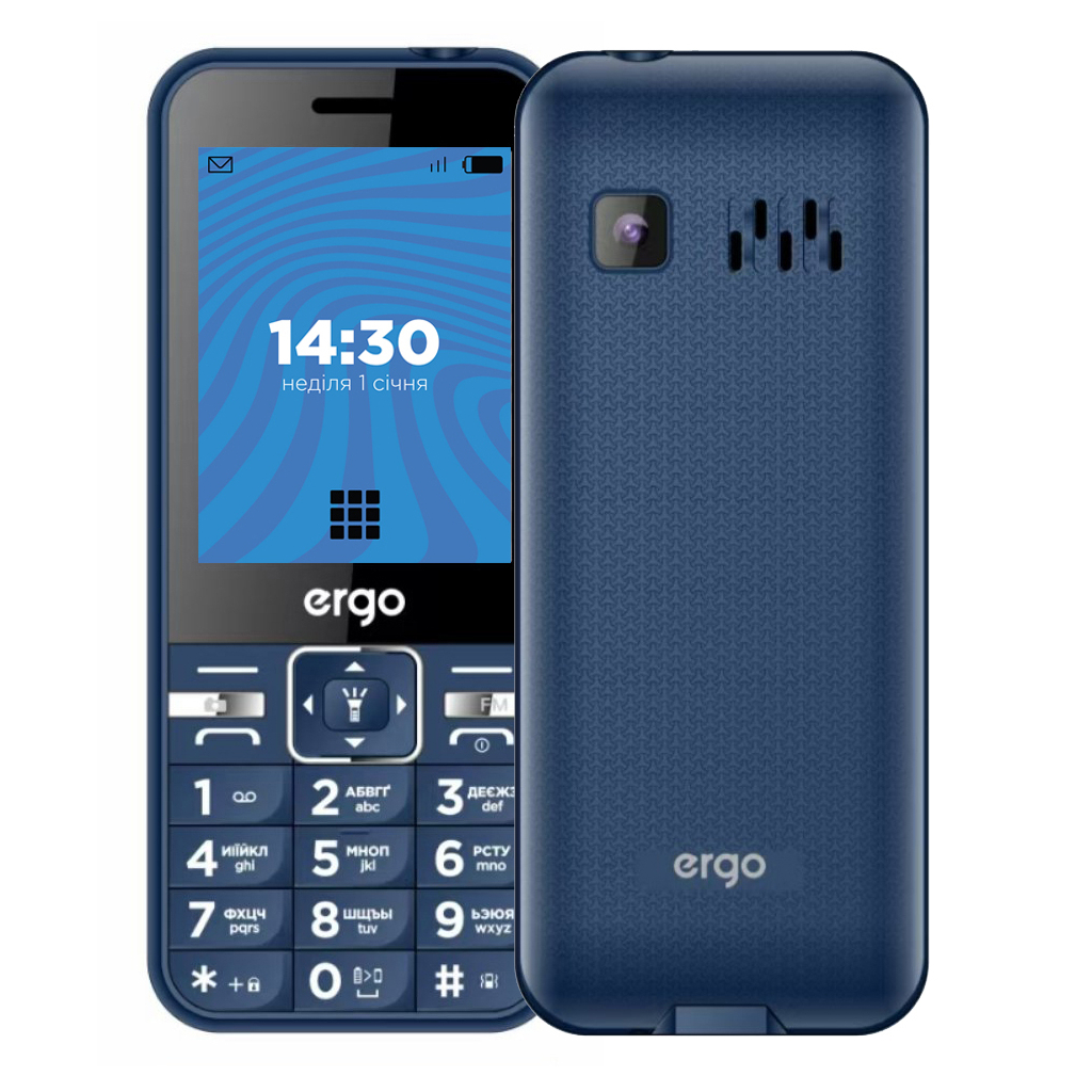 Мобільний телефон Ergo E281 Blue