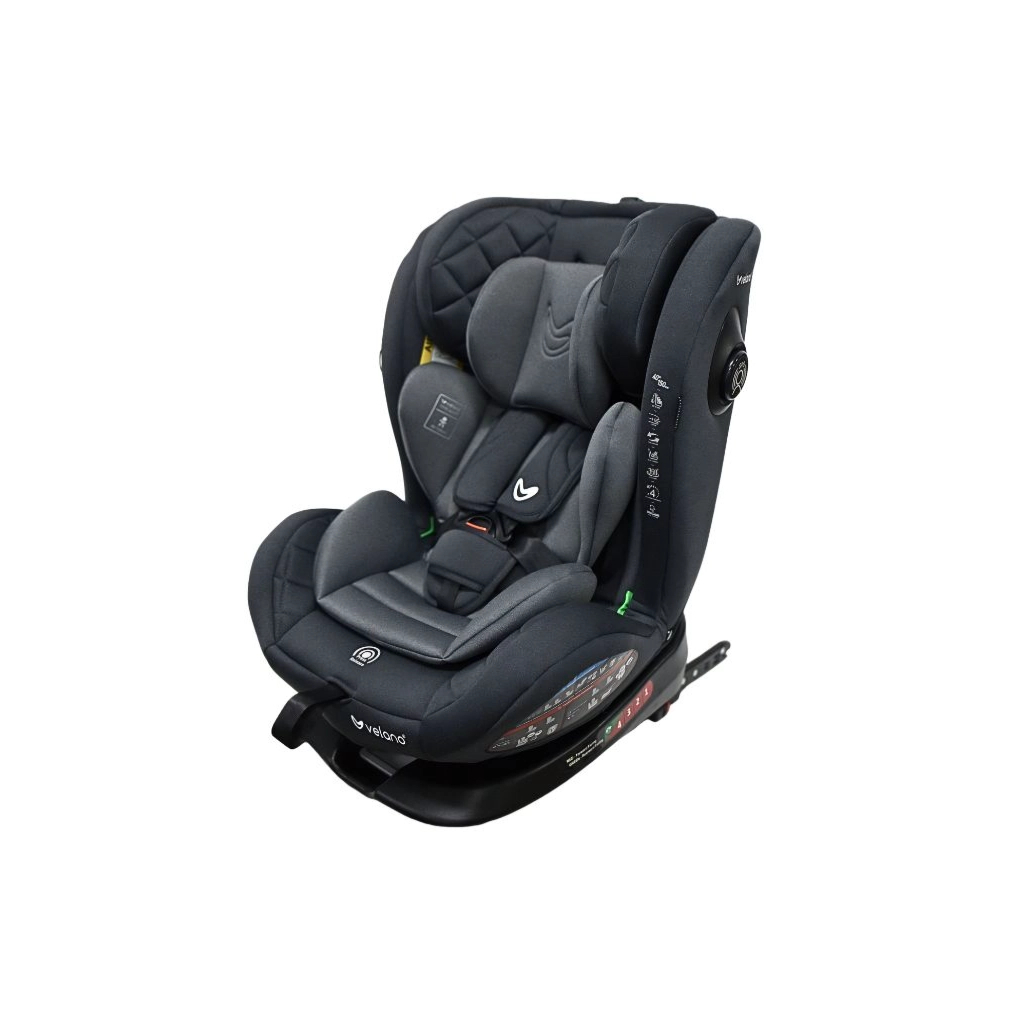 Автокрісло Velano Aura 360° i-Size 40150 см, ISOFIX, grey (48416) Автокрісло Velano Aura 360° i-Size 40150 см, ISOFIX, grey (48416)