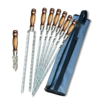 Skewer Metalzavod Set Argo 6/1/1 retro pen in a gray case (N6-1-1-SHMP-ARGO-07-RT)