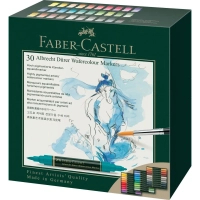Художній маркер Faber-Castell акварельні двосторонні Albrecht Dürer Faber-Castell, набір 30 кольорів (30286)