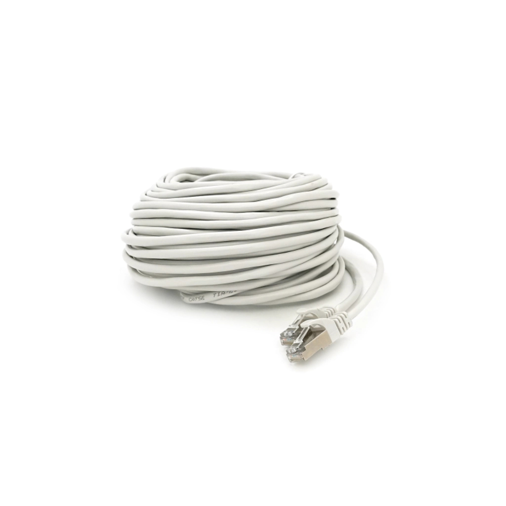 Патч-корд 20м FTP cat.5e, CU, RJ45, grey Merlion (PCM-CU-5E/20G)
