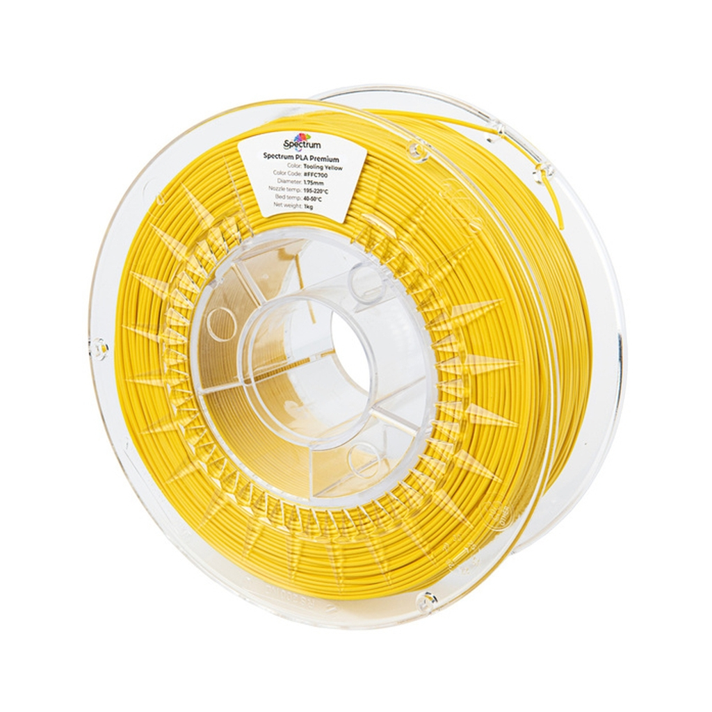 Пластик для 3D-принтера Spectrum PLA Premium 1.75mm 1kg, Tooling Yellow (CW-DW-001)