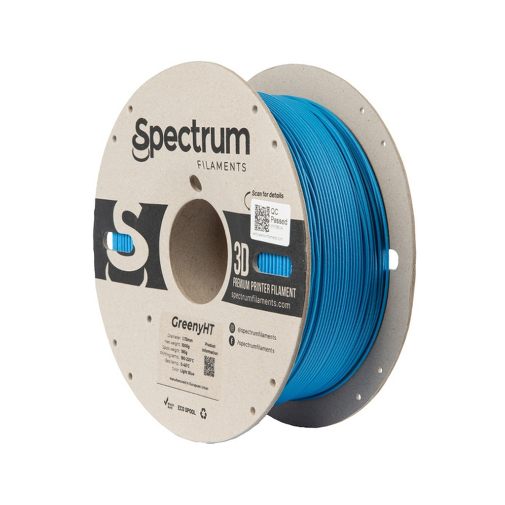 Пластик для 3D-принтера Spectrum GreenyHT 1.75mm 1kg Blue, Light RAL 5012 (80703)