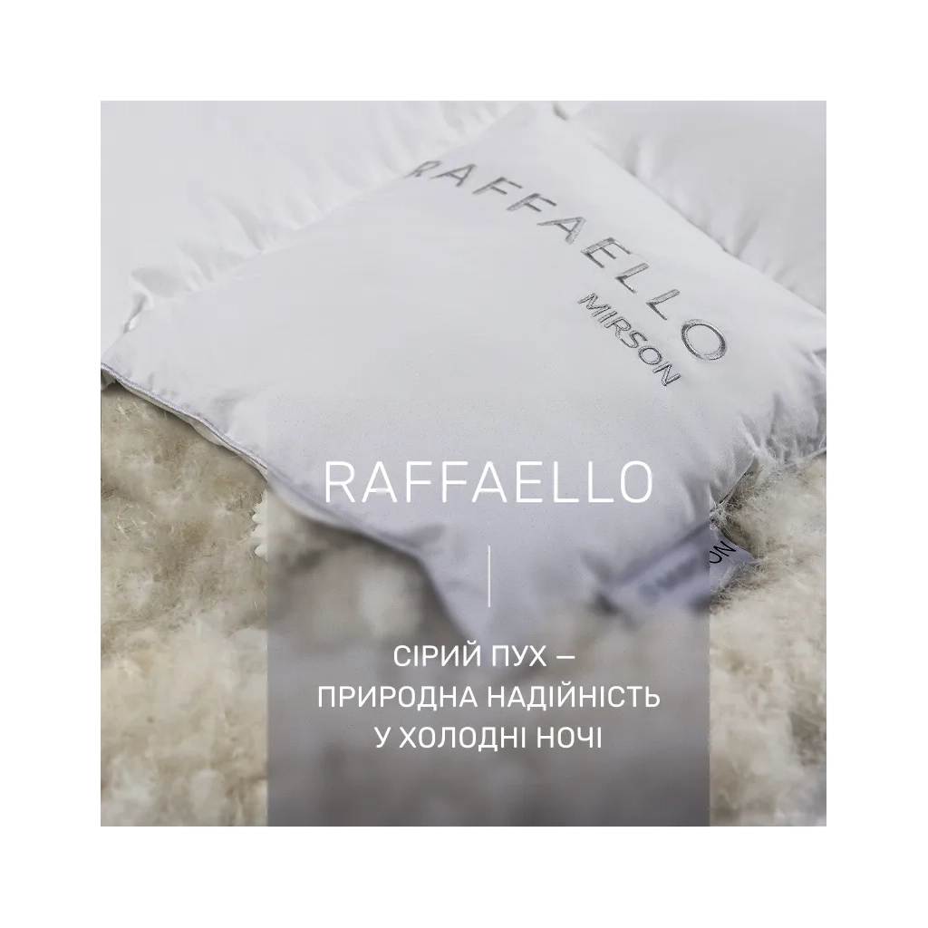 Ковдра MirSon Набір 9504 Raffaello Ковдра зимова Євро 200х220 Гусячий пух + Дві подушки 50х70 (2200010805185)