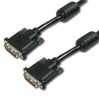 Кабель мультимедійний DVI to DVI 24+1pin, 5.0m Digitus (AK-320101-050-S)