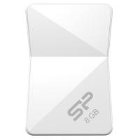 USB флеш накопичувач Silicon Power 8Gb Touch T08 White USB 2.0 (SP008GBUF2T08V1W)