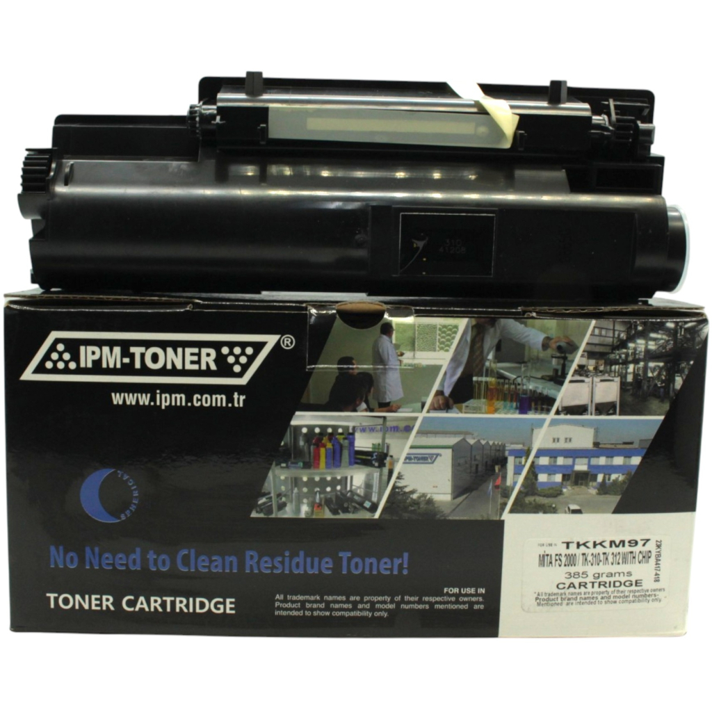 Тонер-картридж IPM Kyocera-Mita TK-310/312, 385г (TKKM97)