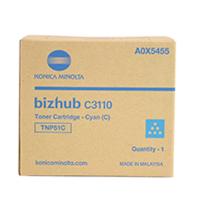 Тонер Konica Minolta TNP51C cyan, для C3110 (A0X5455)