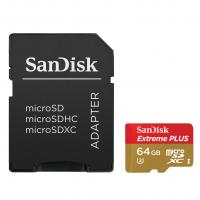 Карта пам'яті SanDisk 64GB microSDXC Class10 UHS-I V30 4K Extreme Action (SDSQXVF-064G-GN6AA)