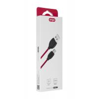 Дата кабель USB 2.0 AM to Type-C 1.0m Black Ergo (TC09)