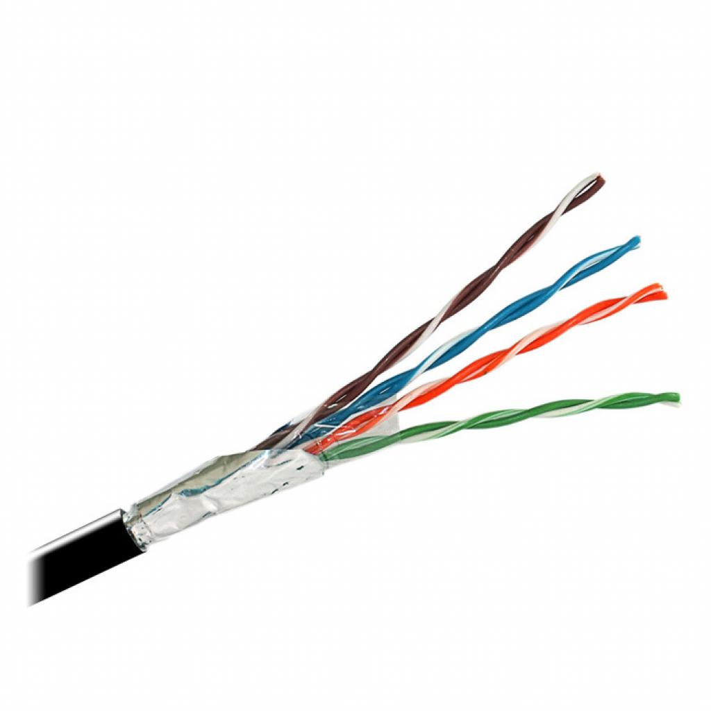 Кабель мережевий Kingda UTP 305м, cat 5e, CU, 4 pairs, 24AWG, PE, outside, black (KDUT8013) Кабель мережевий Kingda UTP 305м, cat 5e, CU, 4 pairs, 24AWG, PE, outside, black (KDUT8013)