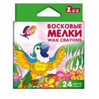 Colored pencils Luch Zoo wax 24 pcs (290110)