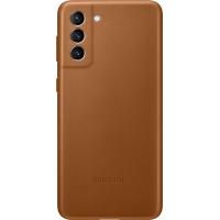 Чохол до мобільного телефона Samsung Leather Cover Samsung Galaxy S21+ Brown (EF-VG996LAEGRU)
