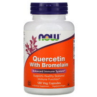 Herbs Now Foods Quercetin with Bromelain, 120 vegetarian (NOW-03070)