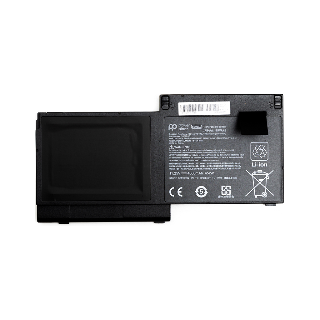Акумулятор до ноутбука HP Elitebook 720 (SB03XL) 11.25V 4000mAh PowerPlant (NB461110) Акумулятор до ноутбука HP Elitebook 720 (SB03XL) 11.25V 4000mAh PowerPlant (NB461110)