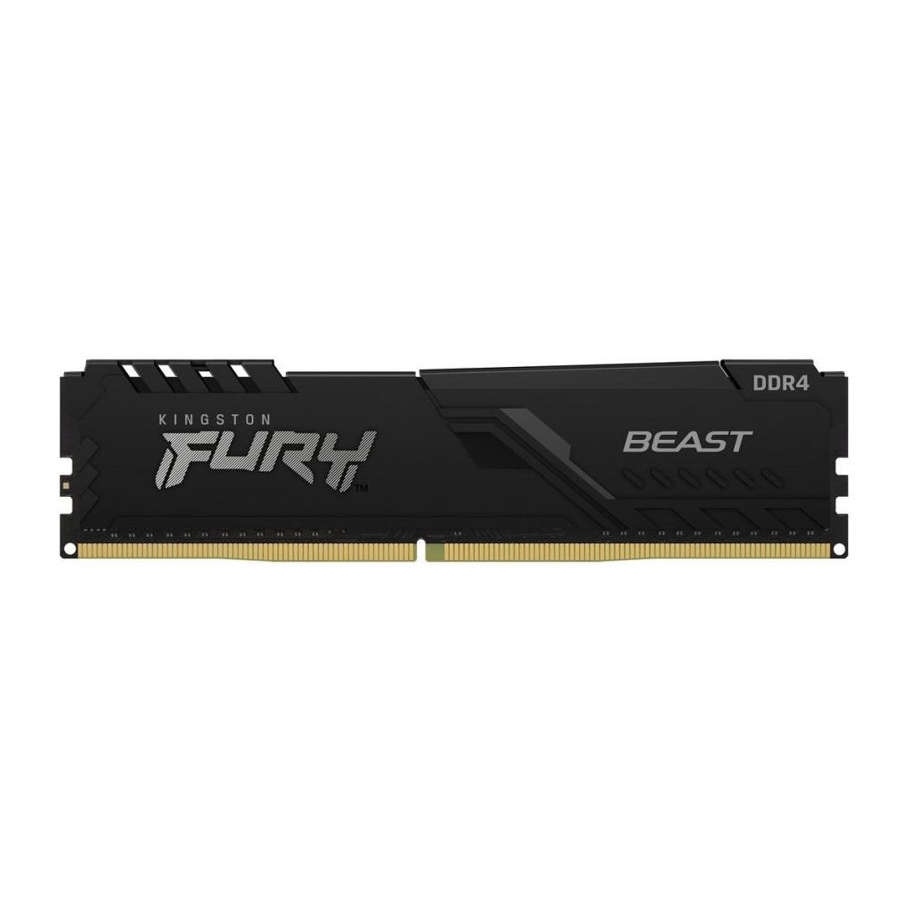 Модуль пам'яті для комп'ютера DDR4 16GB 3200 MHz Beast Black Kingston Fury (ex.HyperX) (KF432C16BB/16)