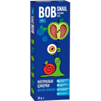 Цукерка Bob Snail Равлик Боб Яблуко-Чорниця, 30 г (4820206080066)