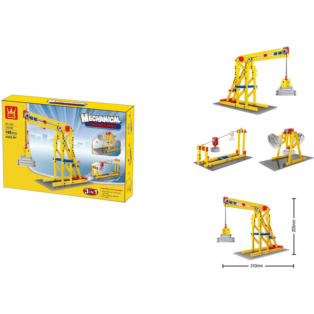 Конструктор Wange STEM Силовий кран (WNG-3901) Конструктор Wange STEM Силовий кран (WNG-3901)
