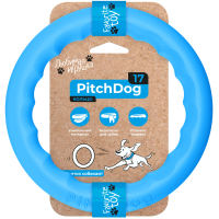 Dog toy Collar PitchDog Fetch ring 17 cm blue (62362)
