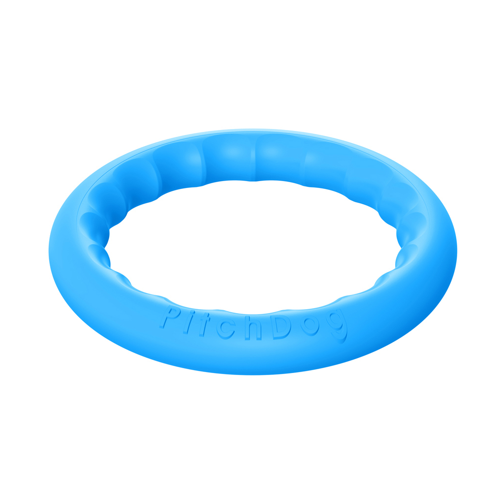 Іграшка для собак Collar PitchDog Кільце для апортування 17 см блакитне (62362)
