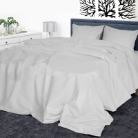 Bed linen Yaroslav Byaz smooth dyed with a sheet B8 one and a half (44097)