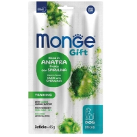 Treats for dogs Monge Gift Dog Training duck with spirulina 45 g (8009470085441)
