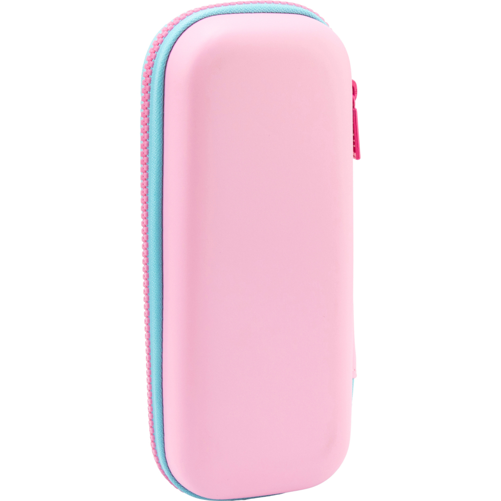 Пенал Cool For School з LED-аплікацією 1 відділення Рожевий (QT-5759-Pink)