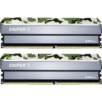 Модуль пам'яті для комп'ютера DDR4 16GB (2x8GB) 3200 MHz SniperX Classic Camo G.Skill (F4-3200C16D-16GSXFB)