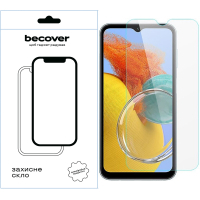 Скло захисне BeCover Samsung Galaxy M14 5G SM-M146 3D Crystal Clear Glass (709259)