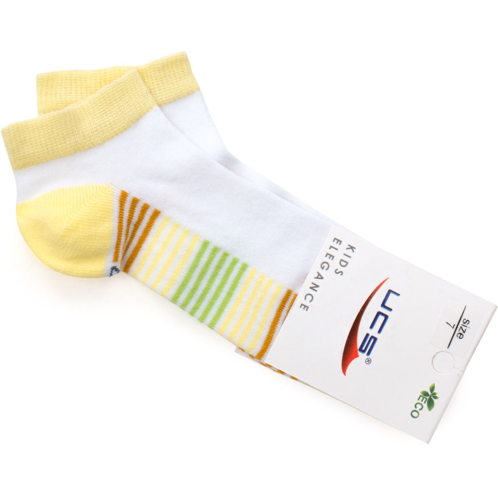 Шкарпетки дитячі UCS Socks в смужку (M0C0201-0089-9G-yellow)