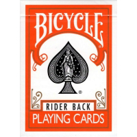 Playing cards Bicycle Rider Back (Orange) (ВР_КИБРБОД)