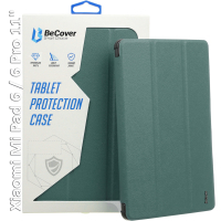 Чохол до планшета BeCover Tri Fold Soft TPU Silicone Xiaomi Mi Pad 6 / 6 Pro 11" Dark Green (709670)