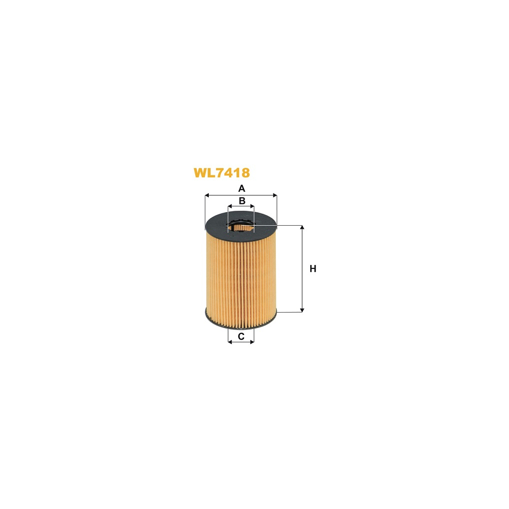 Фільтр масляний Wixfiltron WL7418
