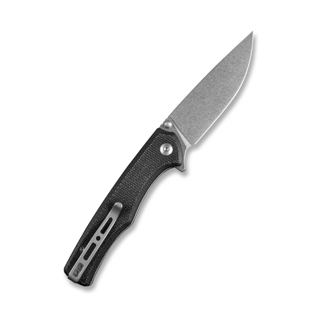 Ніж Sencut Crowley Stonewash Black Micarta (S21012-2)