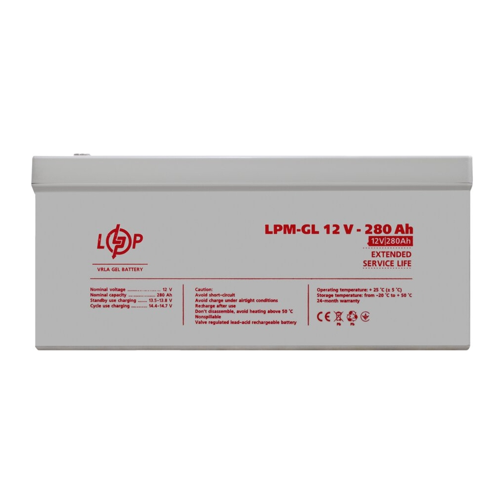 Батарея до ДБЖ LogicPower LPM-GL 12V - 280Ah (13185)