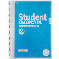 Brunnen notebook College pad A4 Premium dot 80 sheets blue (10 671 47)
