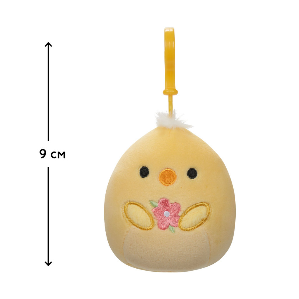 М'яка іграшка Squishmallows на кліпсі - Пташеня Трістон 9 см (SQCP00182)