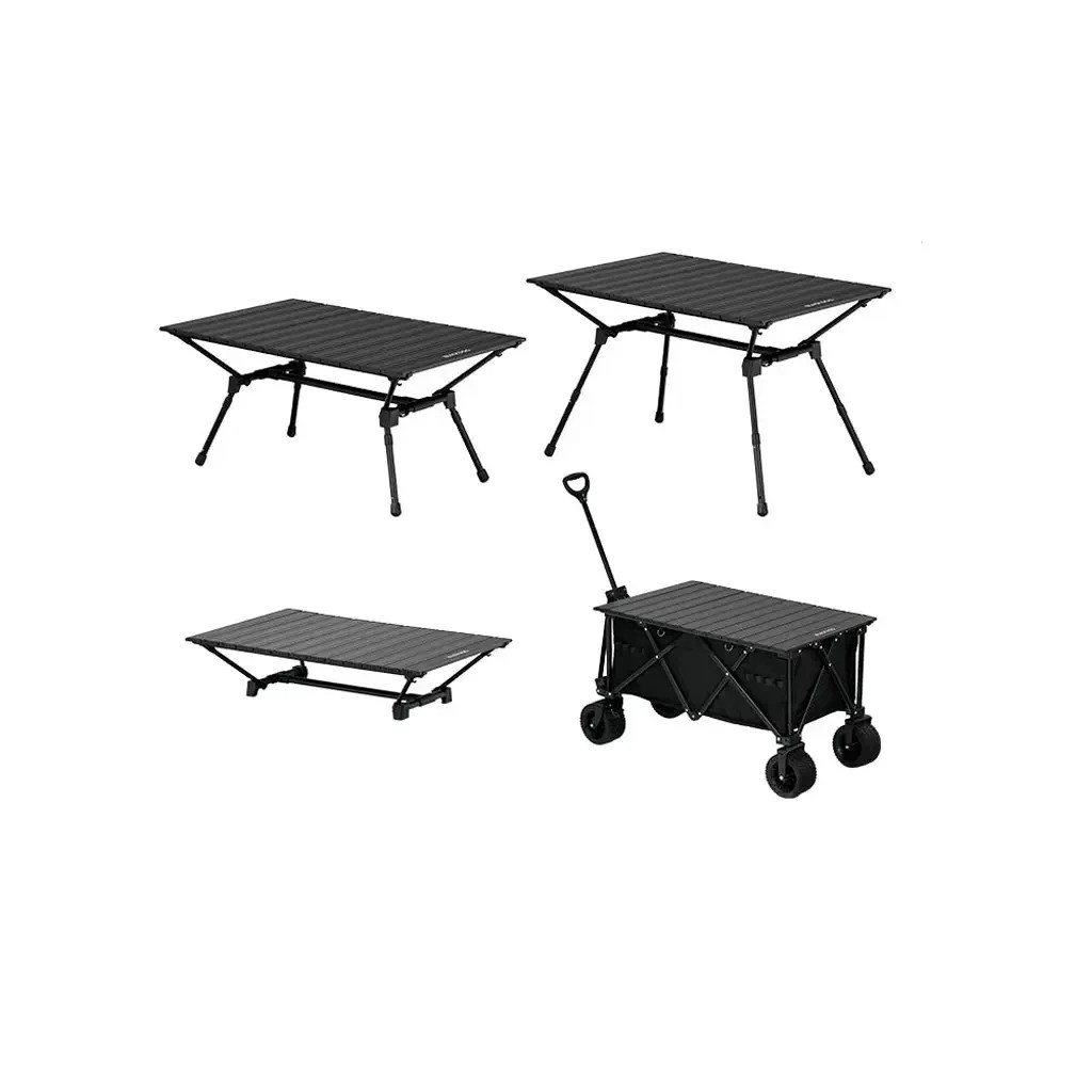 Туристичний стіл Naturehike полегшений CNH22JU037 алюміній чорний (6927595712474) Туристичний стіл Naturehike полегшений CNH22JU037 алюміній чорний (6927595712474)