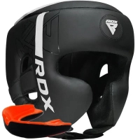 Боксерський шолом RDX F6 KARA Matte White L (HGR-F6MW-L)