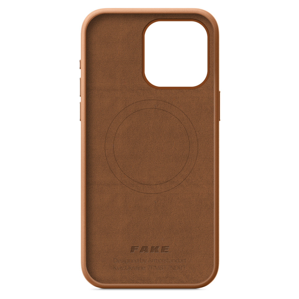 Чохол до мобільного телефона Armorstandart FAKE Leather Case Apple iPhone 15 Pro Max Light Coffee (ARM76306) Чохол до мобільного телефона Armorstandart FAKE Leather Case Apple iPhone 15 Pro Max Light Coffee (ARM76306)