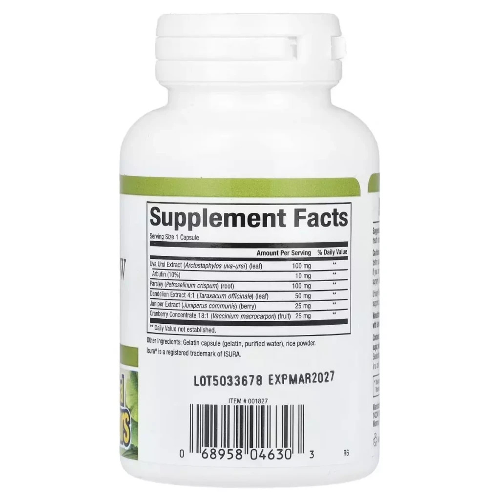 Вітамінно-мінеральний комплекс Natural Factors Здоров'я Сечових шляхів, Urinary Flow Formula, 90 капсул (NFS-04630)