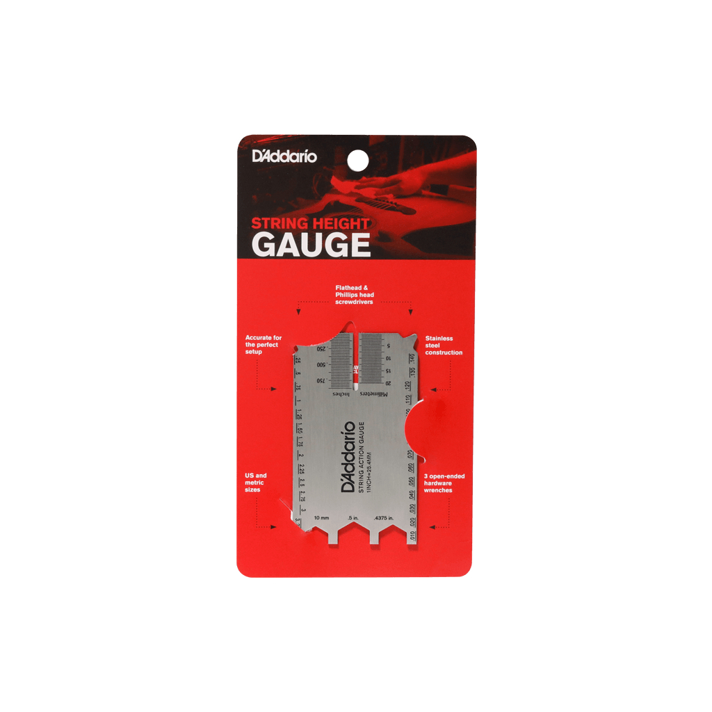 Засіб для догляду за гітарою D'Addario String Height Gauge Вимірювач висоти струн (PW-SHG-01)