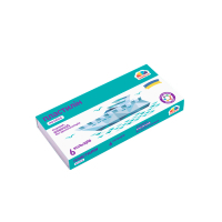 Пластилін ГАММА'UA Мозаїка 6 кольорів 72 г (4820219217084)