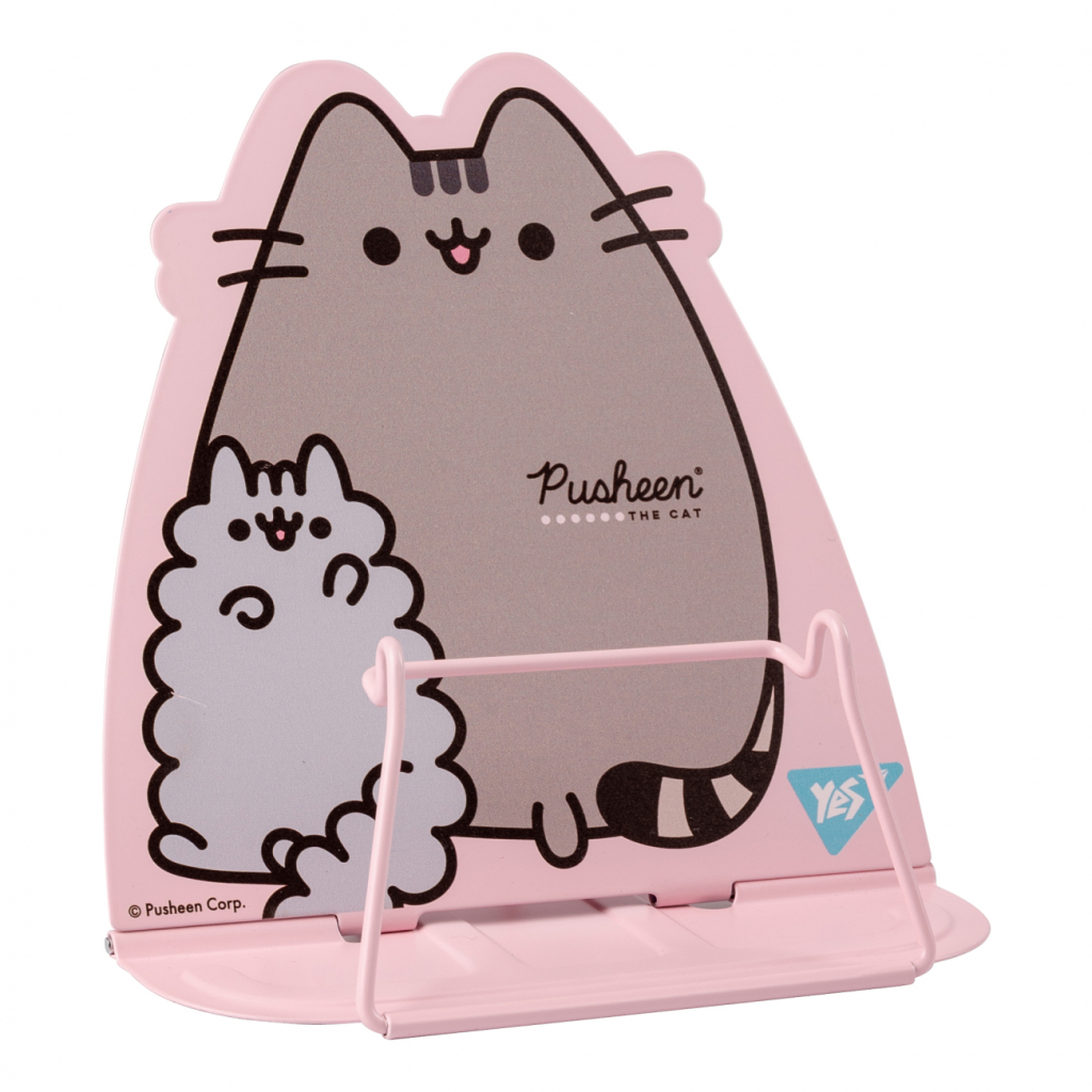 Підставка для книг Yes фігурна Pusheen метал (470515)