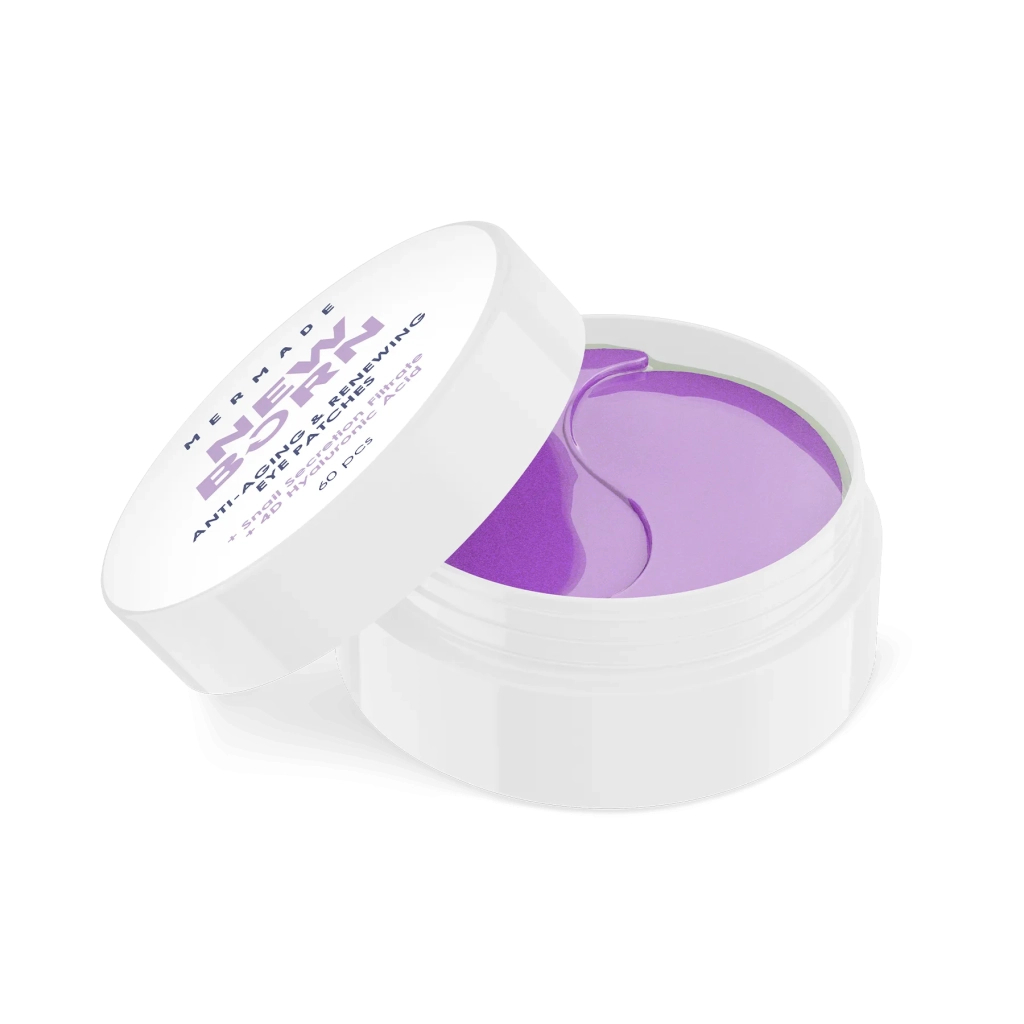 Патчі під очі Mermade Snail Secretion Filtrate & 4D Hyaluronic Acid Омолоджувальні гідрогелеві 60 шт. (4823122901286)