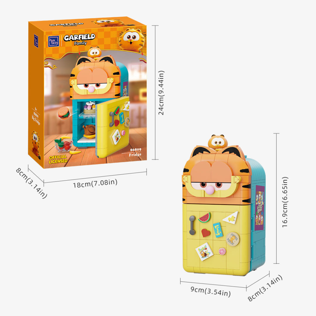 фото Блочный конструктор Pantasy Garfield Fantastic Machines Большой холодильник (86809) 3