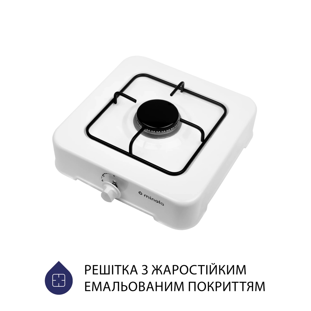 Настільна плита Minola TGH 100 WH
