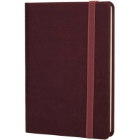 Notebook Optima Vivella A6 128 sheets bordeaux line (O20390-18)