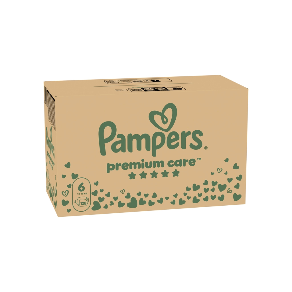 Підгузки Pampers Premium Care Розмір 6 (13-18 кг) 128 шт (8700216423700)