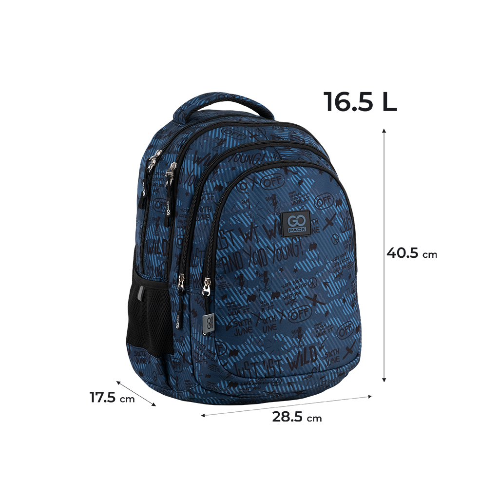 Рюкзак шкільний GoPack Teens 162M-5 (GO25-162M-5)